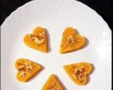 A picture of step 6 of Rava Kesari Hearts.