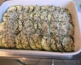 Une image de l'étape 7 de Gratin de courgettes au fromage frais,bouillon de chevreau et parmesan.