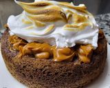 Foto del paso 5 de la receta: Mini torta brownie sin gluten con merengue italiano(18 cm)