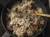 Risotto de setas deshidratadas