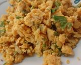 A picture of step 8 of Aalu Chana kachori and Aalu Chana bhaji.