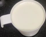 A picture of step 4 of Basbousa.