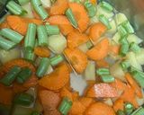 A picture of step 3 of Vegetable rice.