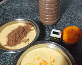 Foto del paso 2 de la receta: Torta cebra de mandarinas 🍊 y cacao