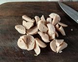 Foto langkah ke 3 dari resep Tumis sawi putih buncis bakso.