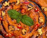 A picture of step 5 of Muhammara.