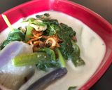 Foto langkah ke 3 dari resep Bobor Bayam Terong ungu.