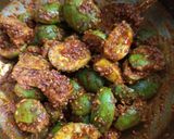 A picture of step 5 of Raw mango instant achar.