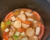 A picture of step 1 of Vegetarian Sour Soup (Canh Chua Chay).