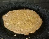 A picture of step 4 of Ragi (Finger millet) Dosa - A Nutritious and Flavorful South Indian Delight.