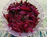 A picture of step 4 of 5 minutes Stir-Fry Beetroot Sambharo. Quick And Nutritional.