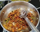 A picture of step 6 of South Indian lunch.