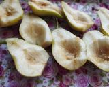 عکس مرحله 1 از دستور دسر گلابی کاراملی گردویی 🍐🍮