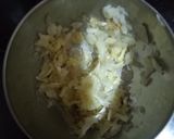 A picture of step 1 of Masala khichdi with pomegranate raita.