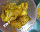 A picture of step 3 of SHORSHE MURGI(CHICKEN in CURRIED MUSTARD SAUCE).