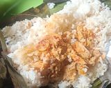 Foto langkah ke 6 dari resep Nasi bakar ayam suir pedas.