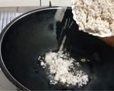 A picture of step 2 of Coconut Barfi.