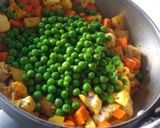 A picture of step 1 of Simple mix veg sabji.
