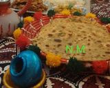 A picture of step 6 of Sindhi_koki_mani (Roti) Sindhi_Chana_masla  Sindhi_pakora.