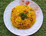 A picture of step 3 of Sweetcorn Upma.