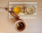 Foto del paso 1 de la receta: Infusión de cúrcuma sin leche 💧💧💧Chai "color otoño" 🍁