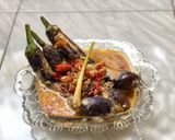 Foto langkah ke 5 dari resep Terong bakar kuah santan pedas.