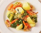 Foto del paso 3 de la receta: Hervido de Judías verdes, Zanahoria y Patatas con Papada ibérica