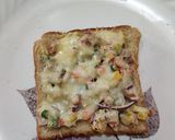 A picture of step 4 of GRILLED Vegetable TRIANGULAR TOAST.