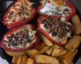 Foto del paso 6 de la receta: Morrones rellenos con papas rústicas