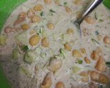 A picture of step 3 of Vegetable raita.