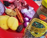 Gambar langkah 1 resipi Daging Masak Lada Hitam.