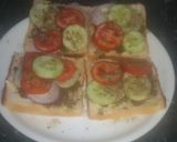 A picture of step 7 of Veg grilled sandwich.