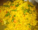 वेजिटेबल दाल बिरयानी (Vegetable dal biryani recipe in hindi) रेसिपी चरण 7 फोटो