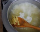 A picture of step 1 of Chipotle pasta Salad.