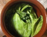 A picture of step 3 of Homemade Sauerkraut (Brine method for whole, half or quartered cabbage).