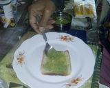 A picture of step 1 of Cheese chutney sandwich.