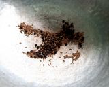 A picture of step 3 of Anjaneyar Temple milagu (black pepper) pongal.