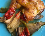 Foto del paso 7 de la receta: Pollo de corral asado, a la mandarina 🍊