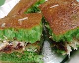 Foto langkah ke 10 dari resep Martabak Manis Pandan Teflon.