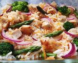 Foto del paso 3 de la receta: Arroz con vegetales y pollo