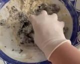 A picture of step 2 of Malloreddus al Nero di Seppia (Sardinian Gnocchetti).