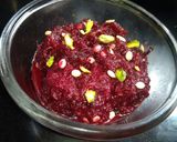 A picture of step 4 of Beet halva.