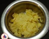 A picture of step 1 of Bread Pakoda.