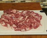 A picture of step 3 of Carne Adovada.