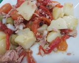 Foto del paso 2 de la receta Ensalada de patatas con pimientos asados