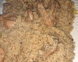 A picture of step 3 of Chicken Yakhni pulao.