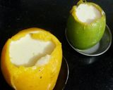 A picture of step 2 of Mango Ice cream Rolls.