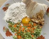 金針菇豆腐雞蛋煎餅的食譜步驟4照片