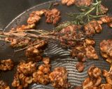 A picture of step 2 of Candied and smoked walnut and hazelnut crumb.
