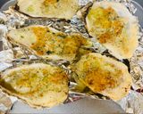 A picture of step 3 of Blue Cheese Oysters.